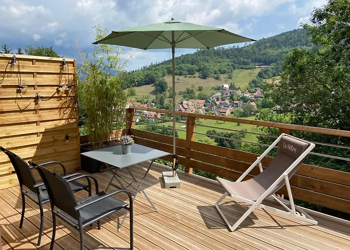 Duplex Le Hetre Avec Vue Degagee Sur Le Village Et Les Montagnes 아파트 Breitenbach-Haut-Rhin